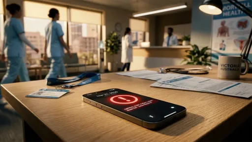 Mobile phone with alert on the screen