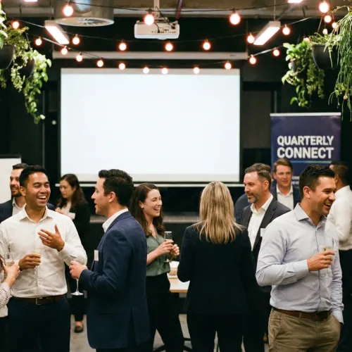 People at an event